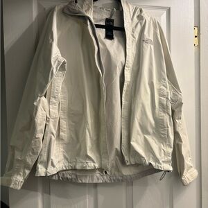 The North Face White Rain Jacket